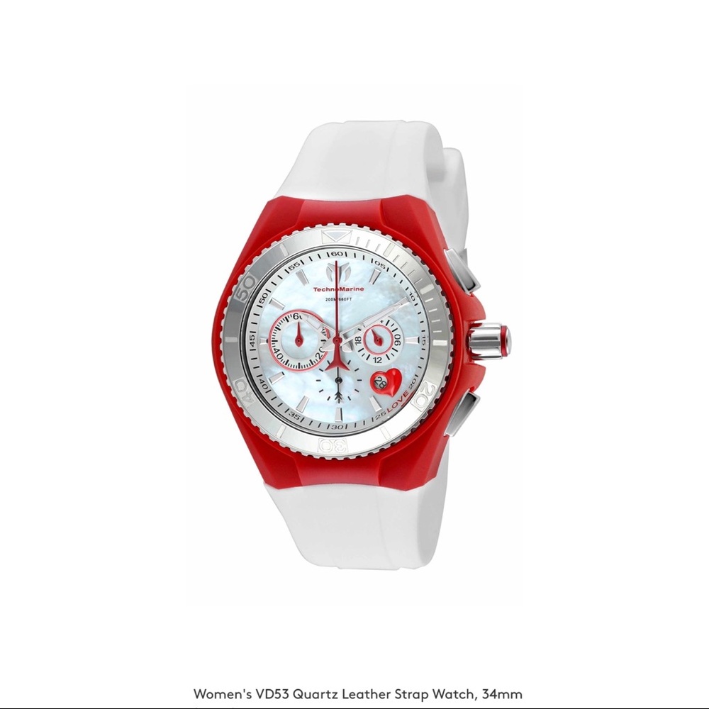 Technomarine Watch Brand New Quartz Leather strap